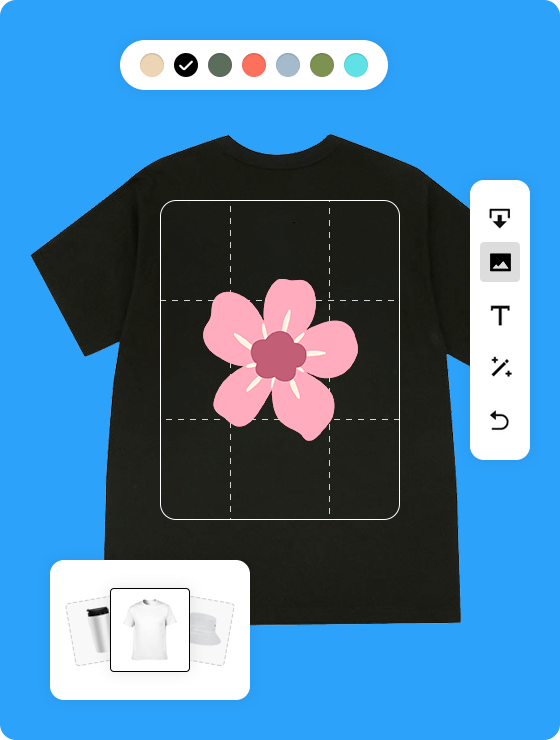 Print-on-Demand business workflow diagram