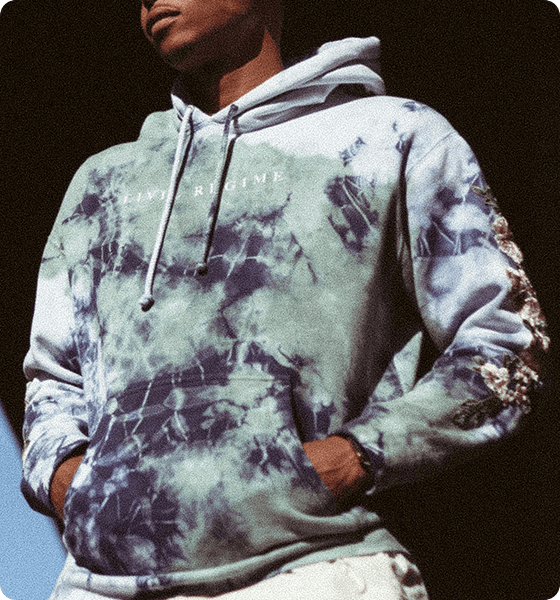 Custom all-over print hoodies